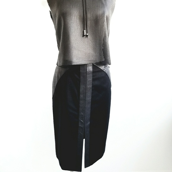 CHANEL Dresses & Skirts - CHANEL  Black  Wool Pencil Skirt